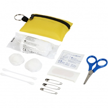 Logo trade promotional merchandise picture of: Valdemar 16-piece first aid keyring pouch