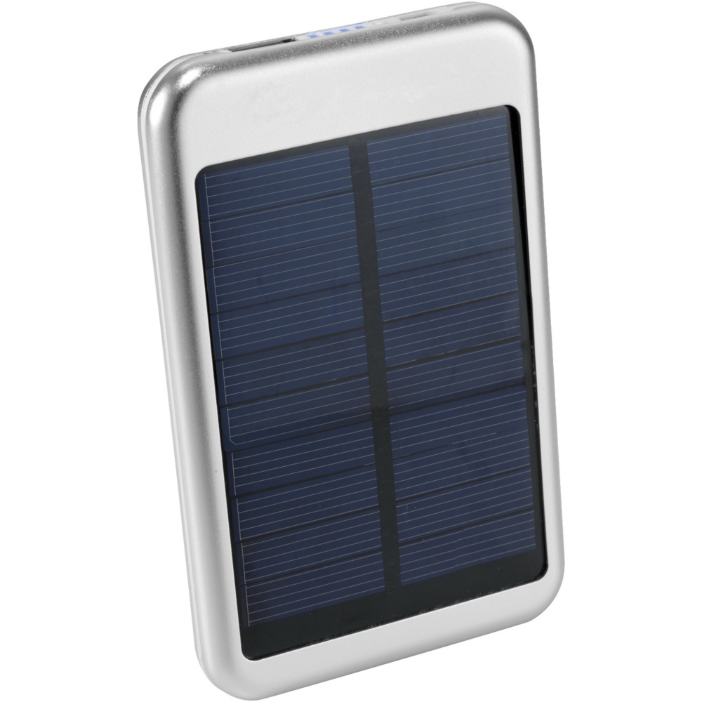 Logo trade promotional gifts image of: Bask 4000 mAh solar power bank