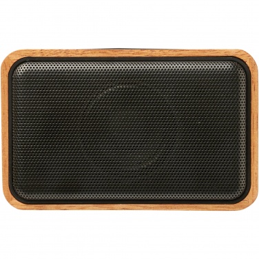 Logotrade promotional merchandise photo of: Wooden 3W speaker with wireless charging pad