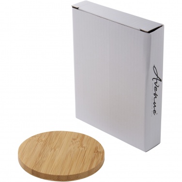 Logo trade promotional merchandise picture of: Essence 5W bamboo wireless charging pad
