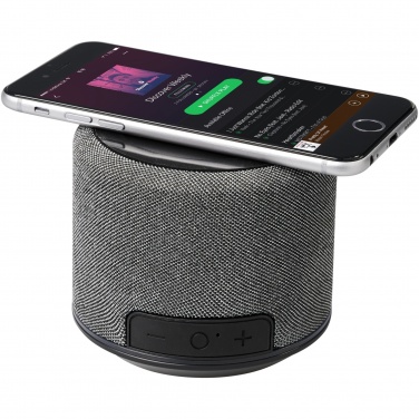 Logo trade promotional items picture of: Fiber 3W wireless charging Bluetooth® speaker
