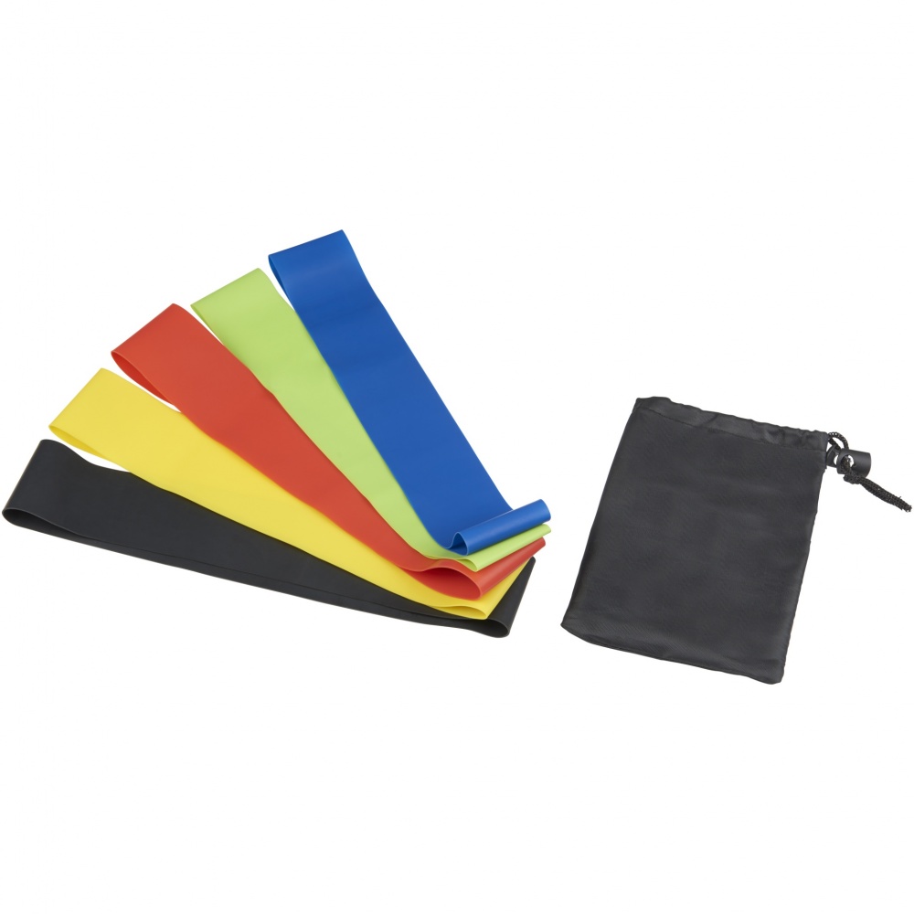 Logo trade promotional giveaways image of: Crane resistance elastic fitness bands