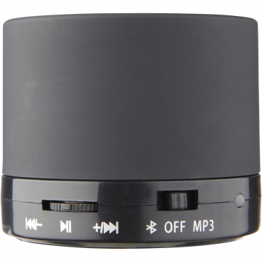 Logo trade promotional giveaways image of: Duck cylinder Bluetooth® speaker with rubber finish