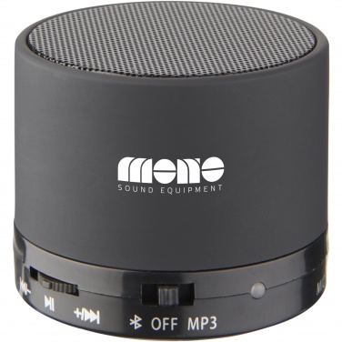 Logo trade promotional giveaway photo of: Duck cylinder Bluetooth® speaker with rubber finish