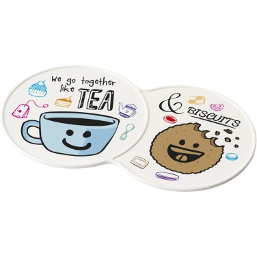Logo trade promotional gifts picture of: Sidekick plastic coaster