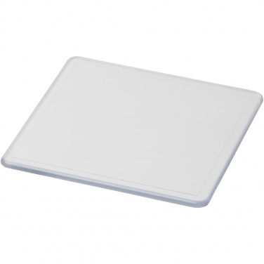 Logo trade advertising product photo of: Renzo square plastic coaster