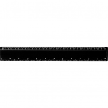 Logotrade corporate gift picture of: Terran 30 cm ruler from 100% recycled plastic