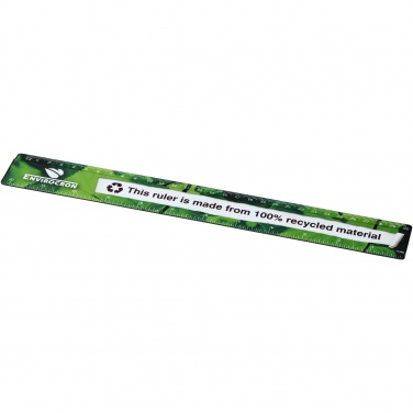 Logo trade corporate gifts image of: Terran 30 cm ruler from 100% recycled plastic