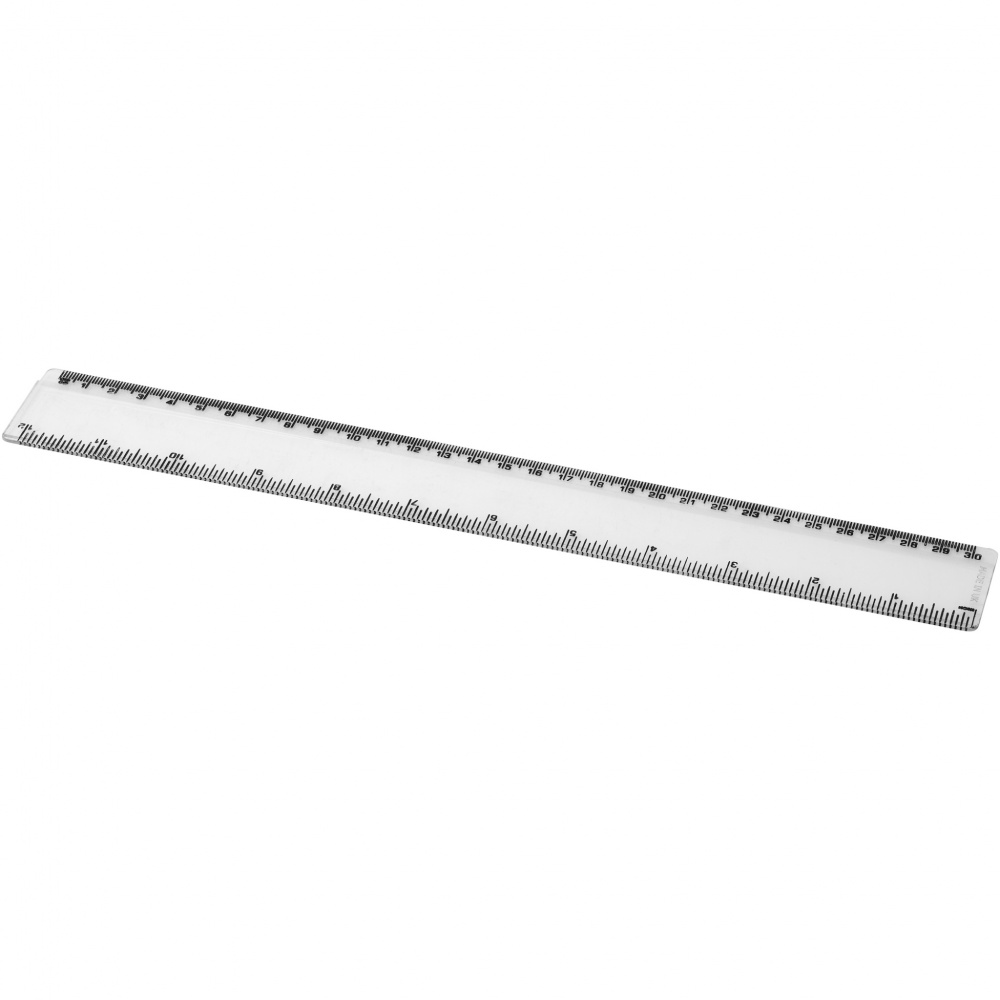 Logo trade advertising products picture of: Renzo 30 cm plastic ruler