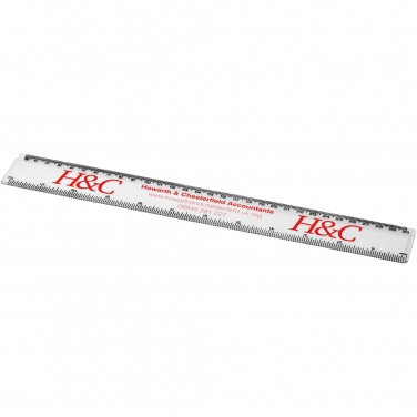 Logo trade promotional item photo of: Renzo 30 cm plastic ruler