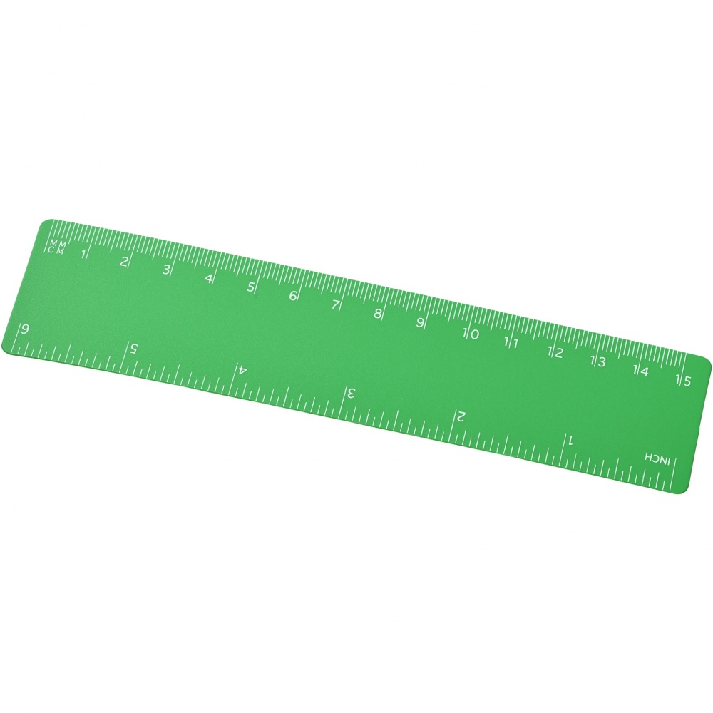 Logotrade promotional gift picture of: Rothko 15 cm plastic ruler