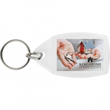 Logo trade advertising products image of: Rhombus keychain