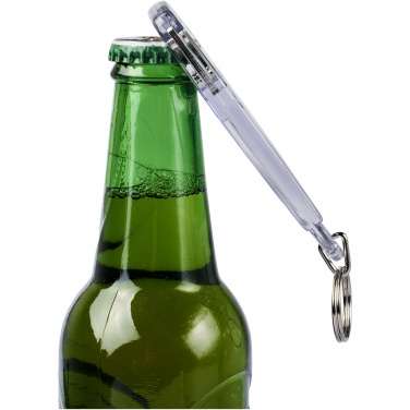 Logo trade promotional giveaway photo of: Jibe R1 bottle opener keychain