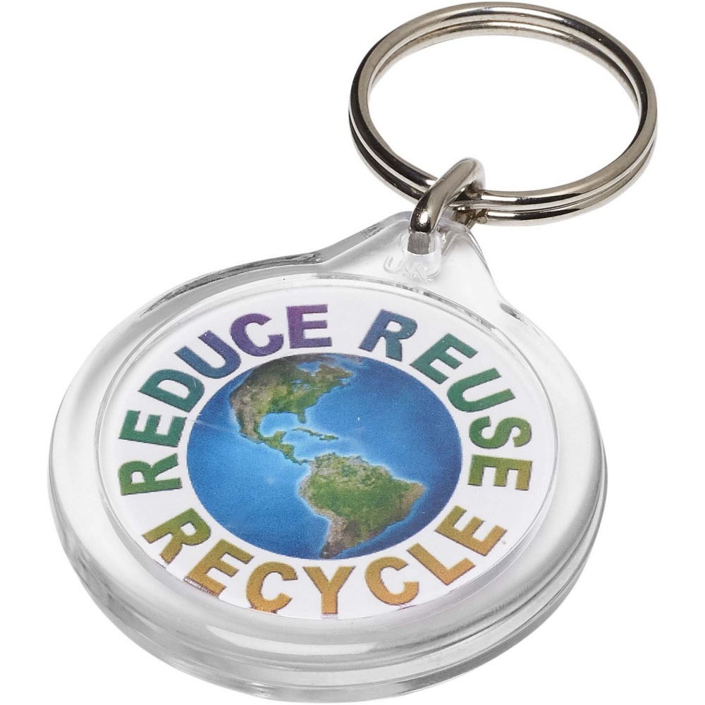 Logo trade advertising product photo of: Orb I7 round keychain