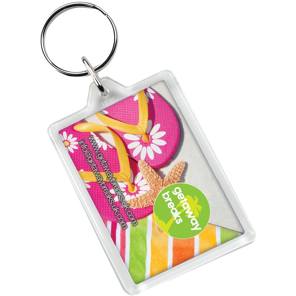 Logotrade promotional giveaways photo of: Vito C1 rectangular keychain