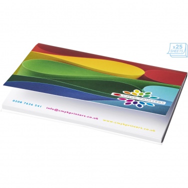 Logo trade promotional items image of: Sticky-Mate® A7 soft cover sticky notes 100x75mm
