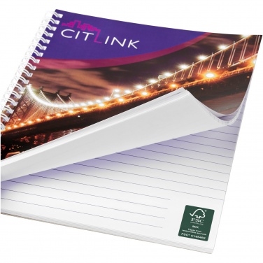 Logo trade promotional items image of: Desk-Mate® A5 spiral notebook