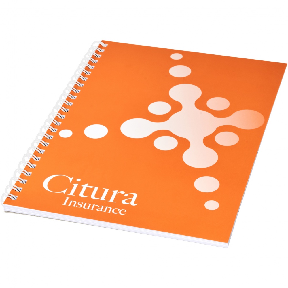 Logotrade promotional giveaway image of: Desk-Mate® A5 notebook synthetic cover