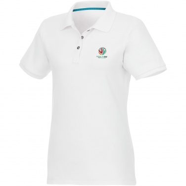 Logo trade corporate gift photo of: Beryl short sleeve women's organic recycled polo