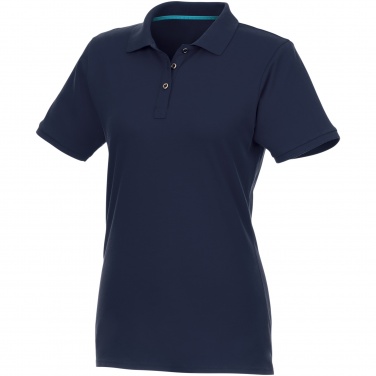Logotrade promotional item image of: Beryl short sleeve women's organic recycled polo