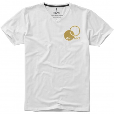 Logotrade promotional merchandise photo of: Kawartha short sleeve men's organic V-neck t-shirt
