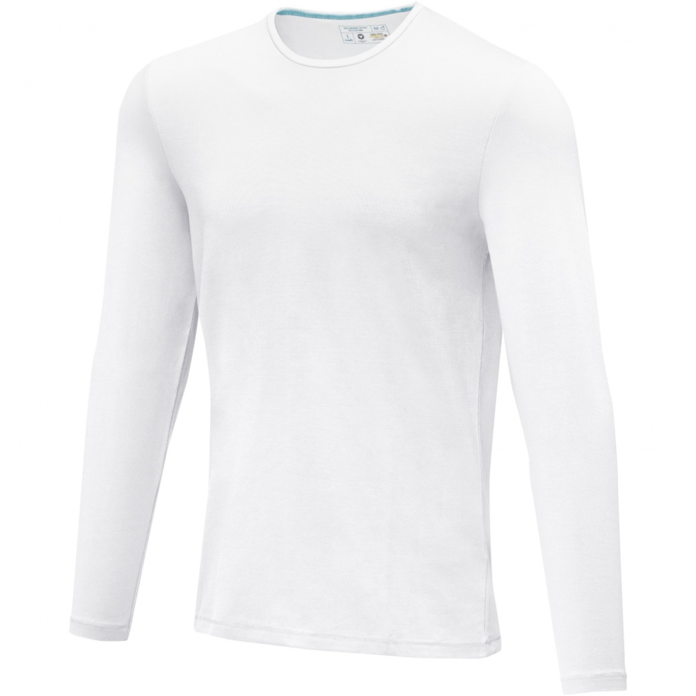 Logo trade promotional gifts image of: Ponoka long sleeve men's organic t-shirt