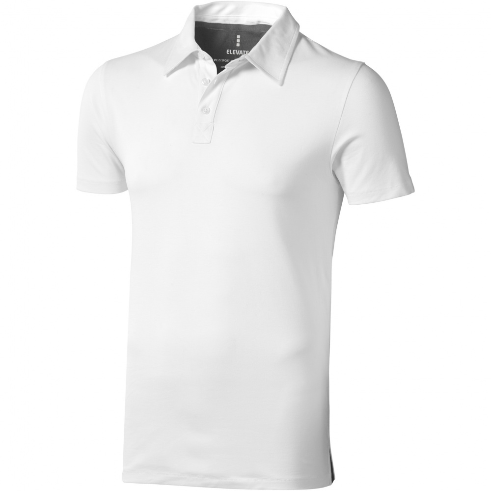 Logo trade promotional merchandise photo of: Markham short sleeve men's stretch polo
