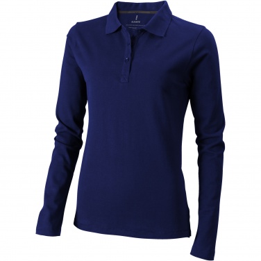 Logotrade advertising products photo of: Oakville long sleeve women's polo