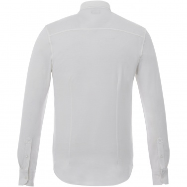 Logo trade promotional products image of: Bigelow long sleeve men's pique shirt