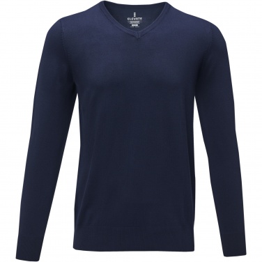 Logo trade promotional giveaways image of: Stanton men's v-neck pullover