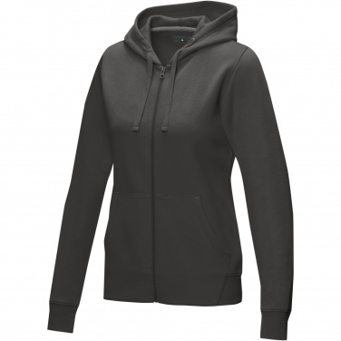 Logo trade promotional items image of: Ruby women’s organic recycled full zip hoodie