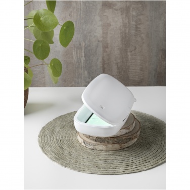 Logo trade business gift photo of: Capsule UV smartphone sanitizer with 5W wireless charging pad