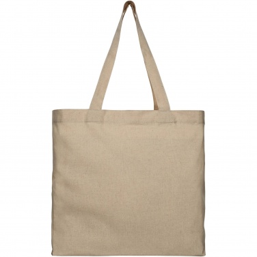 Logo trade advertising products image of: Pheebs 210 g/m² recycled gusset tote bag 13L