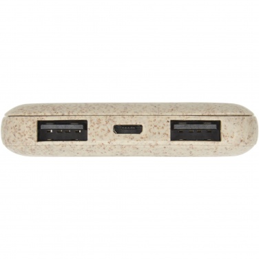 Logotrade corporate gifts photo of: Asama 5000 mAh wheat straw power bank