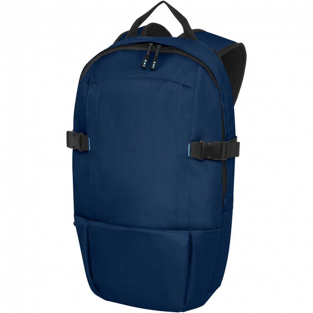 Logo trade promotional gifts image of: Baikal 15" GRS RPET laptop backpack 8L