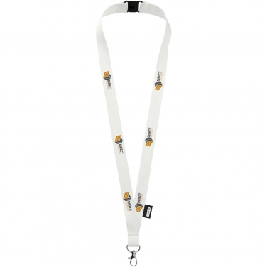 Logotrade advertising product picture of: Tom recycled PET lanyard with breakaway closure