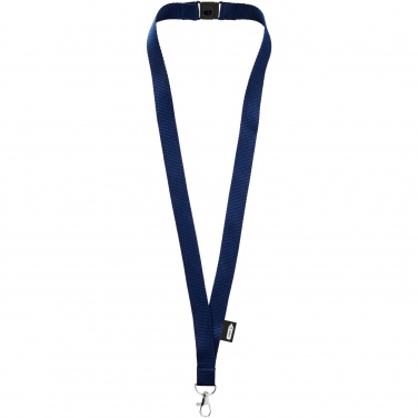 Logotrade business gift image of: Tom recycled PET lanyard with breakaway closure
