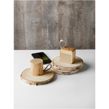 Logo trade promotional giveaways image of: Arcana bamboo Bluetooth® speaker