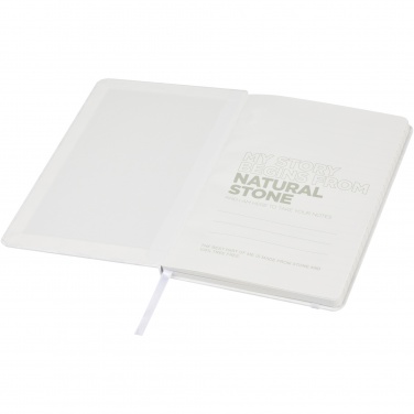 Logo trade promotional giveaway photo of: Breccia A5 stone paper notebook