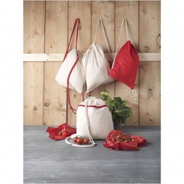 Logotrade promotional item picture of: Oregon 140 g/m² cotton drawstring bag 5L