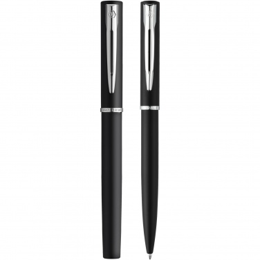 Logotrade advertising products photo of: Waterman Allure ballpoint and rollerball pen set