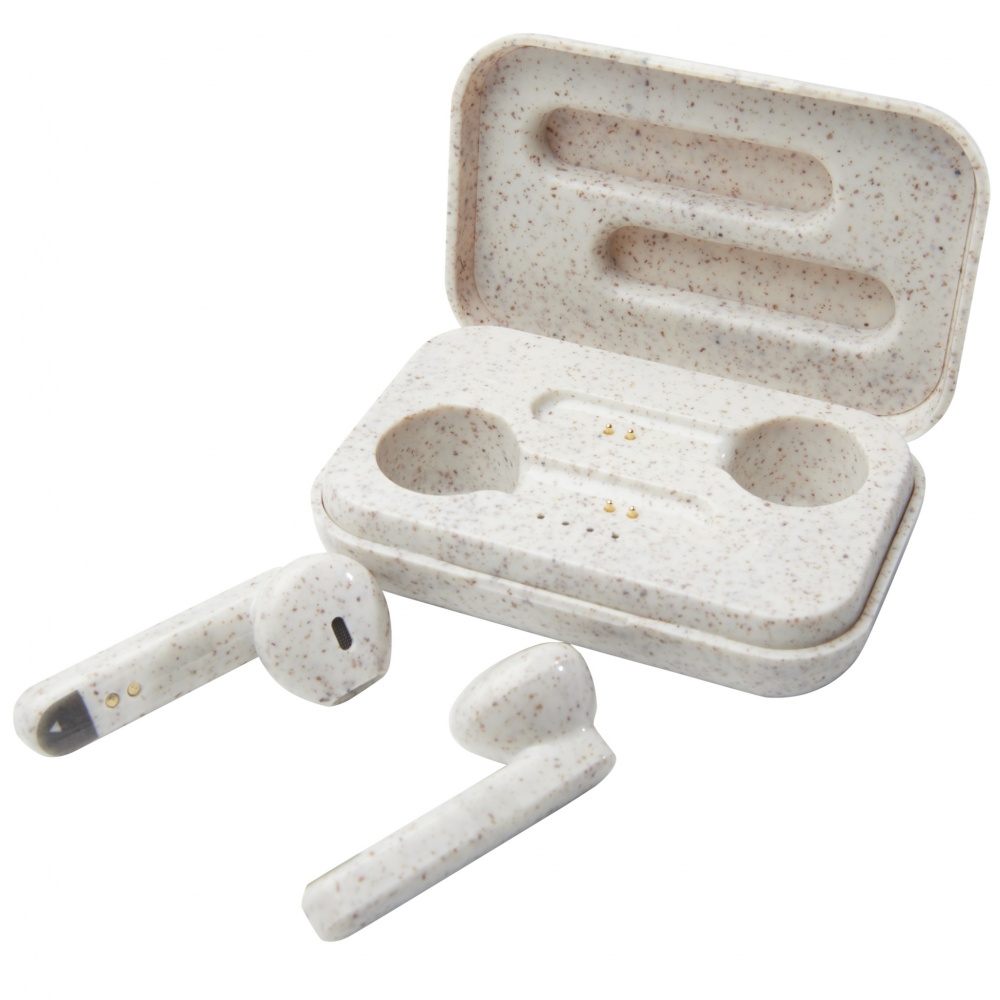 Logotrade promotional item picture of: Nantai wheat straw True Wireless earbuds