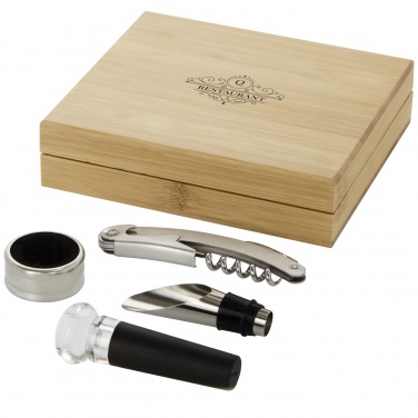 Logo trade promotional merchandise image of: Syrat 4-piece wine set
