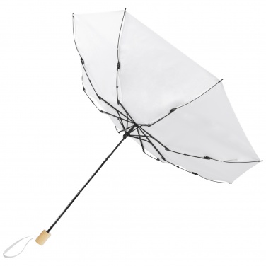 Logo trade promotional gifts image of: Birgit 21'' foldable windproof recycled PET umbrella