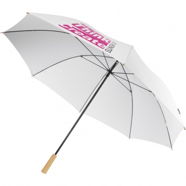 Logo trade promotional products image of: Romee 30'' windproof recycled PET golf umbrella