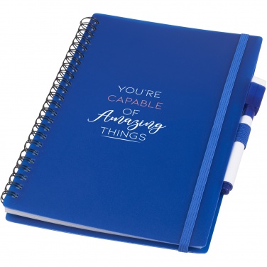 Logo trade promotional products image of: Pebbles reference reusable notebook