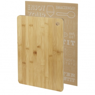 Logo trade promotional gifts image of: Harp bamboo cutting board