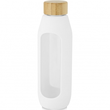 Logotrade promotional merchandise image of: Tidan 600 ml borosilicate glass bottle with silicone grip