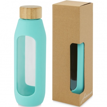 Logotrade advertising product image of: Tidan 600 ml borosilicate glass bottle with silicone grip