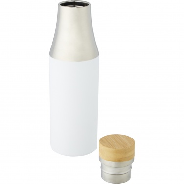 Logotrade promotional gift picture of: Hulan 540 ml copper vacuum insulated stainless steel bottle with bamboo lid